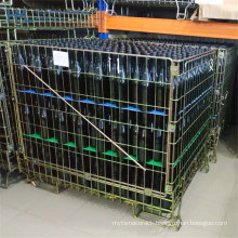 Welded Portable Durable Wine Storing Metal Wire Mesh Bin Box